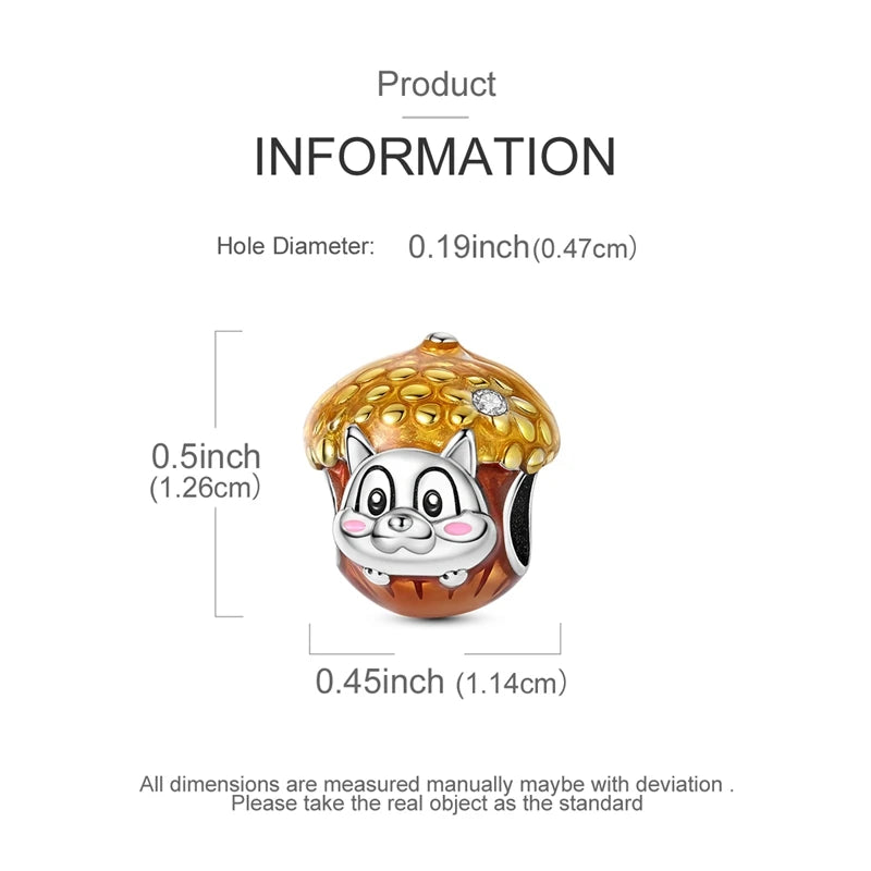 Halloween 925 Sterling Silver Charms | Pumpkin Skeleton Witch Bat Beads for Bracelet DIY Jewelry