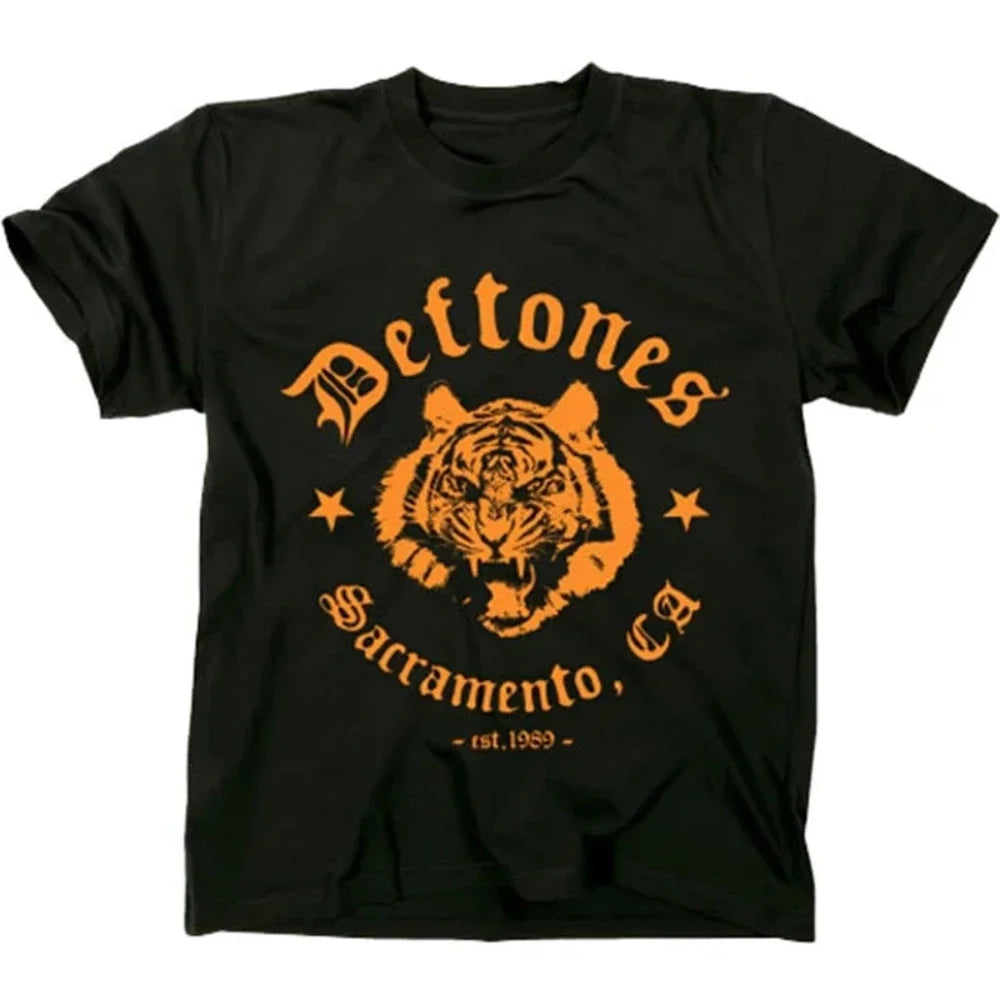 2025 Deftones Singer Band T-Shirt for Men & Women – Hip Hop Rock Short Sleeve Summer Tee 🎸🔥