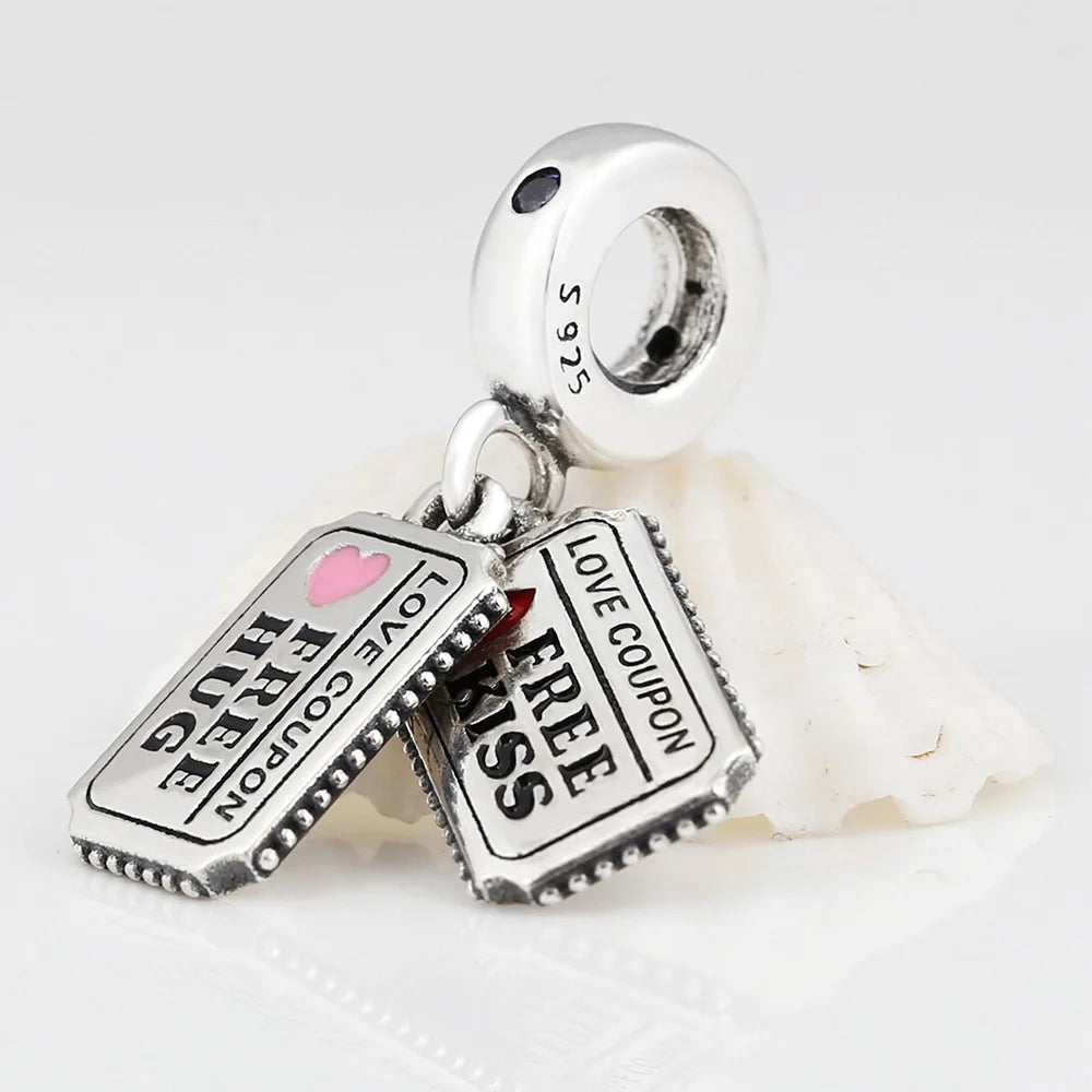 925 Sterling Silver Blue Planet & Dolphin Galaxy Dangle Charm | Women’s Bracelet DIY Jewelry