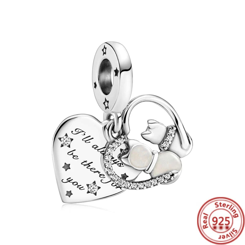 925 Sterling Silver Dopamine Cartoon Beads Charm | Classic Random Blind Bag | Affordable DIY Bracelet Jewelry Gift