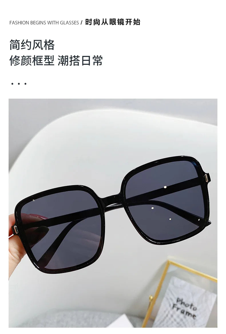 New Oversized Rectangle Sunglasses – Women’s Fashion Square Sun Glasses & Men’s Classic Vintage Eyewear | UV400 Oculos De Sol