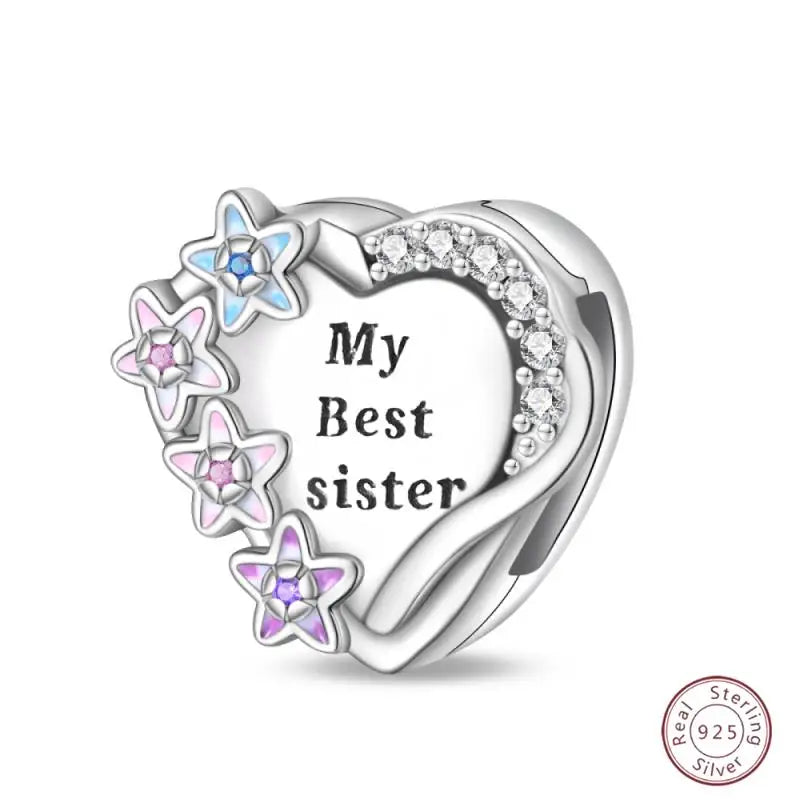 925 Sterling Silver Beaded Flat Pendant | Fantasy Original 3mm Beads for Women’s Bracelet Fine Jewelry