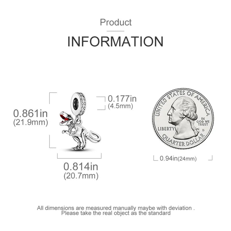 925 Sterling Silver Animal Series Charms | Horse, Squirrel, Elephant, Llama, Snake & Fox Fit Pandora Bracelet Original Jewelry