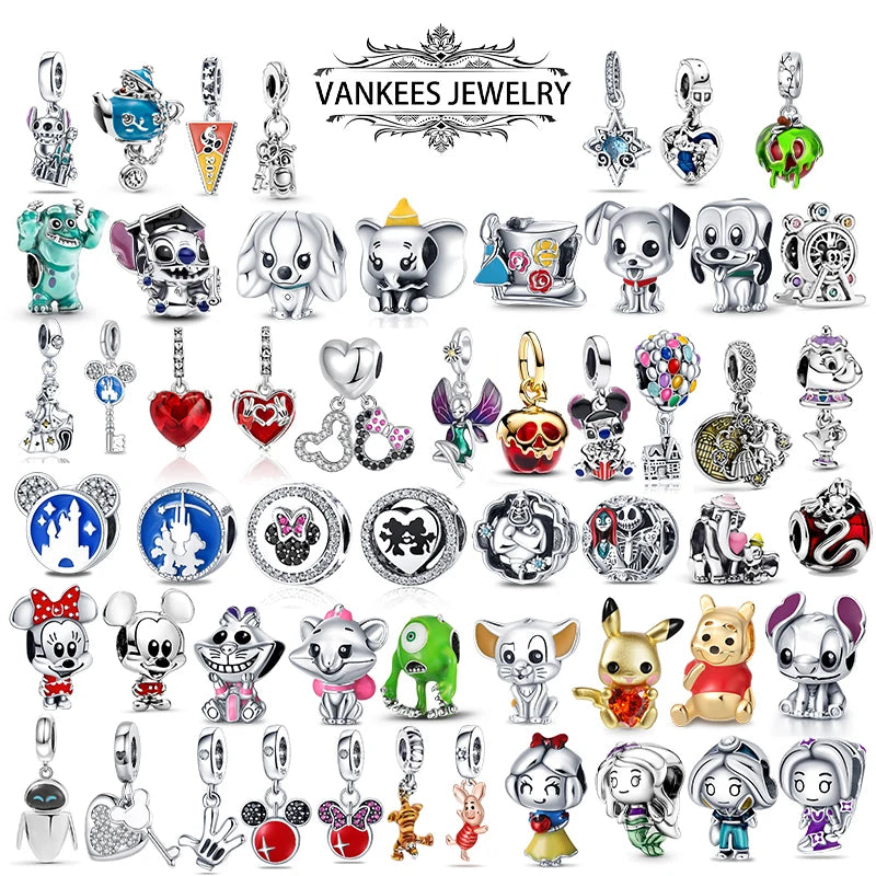 Hot Sale 925 Sterling Silver Princess Charm – DIY Women’s Bracelet Gift