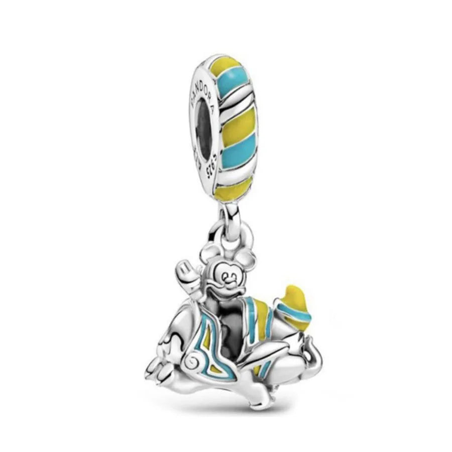 925 Sterling Silver Heart, Crab & Octopus Charms | Fit Original European Bracelet DIY Jewelry Accessories