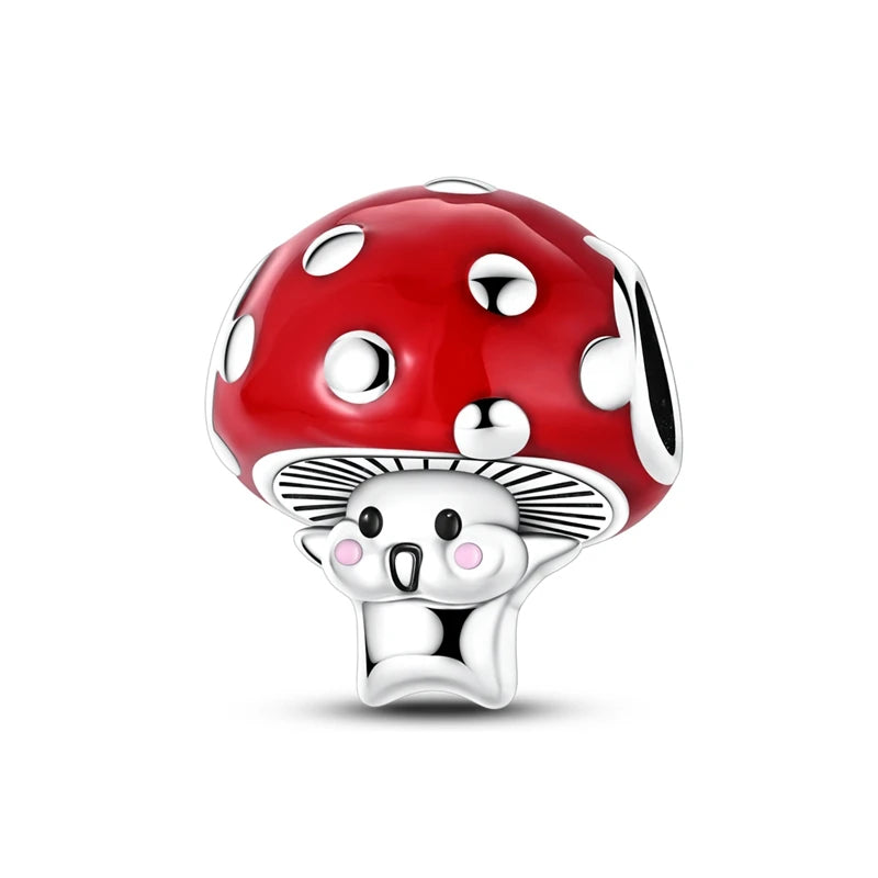 New 925 Sterling Silver Animal & Symbol Charms Beads – Capybara, Firefly, Puppy, Cat, Horseshoe Pendants Fit Bracelets & Bangles