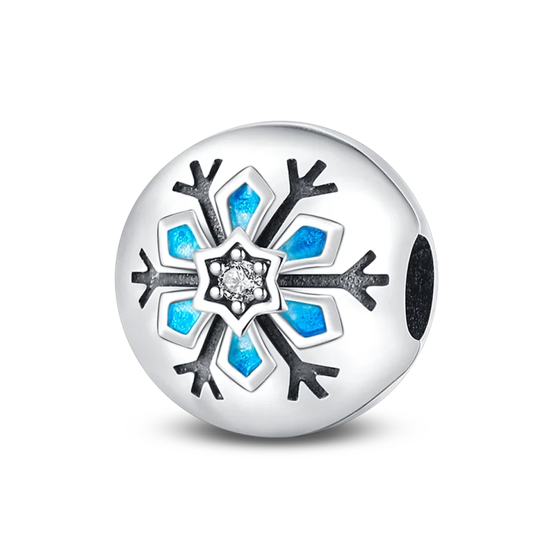 925 Sterling Silver CZ Pave Daisy Clip Charm & Safety Chain – Fits Original Pandora Bracelet, Women’s Silver Stopper Beads Jewelry