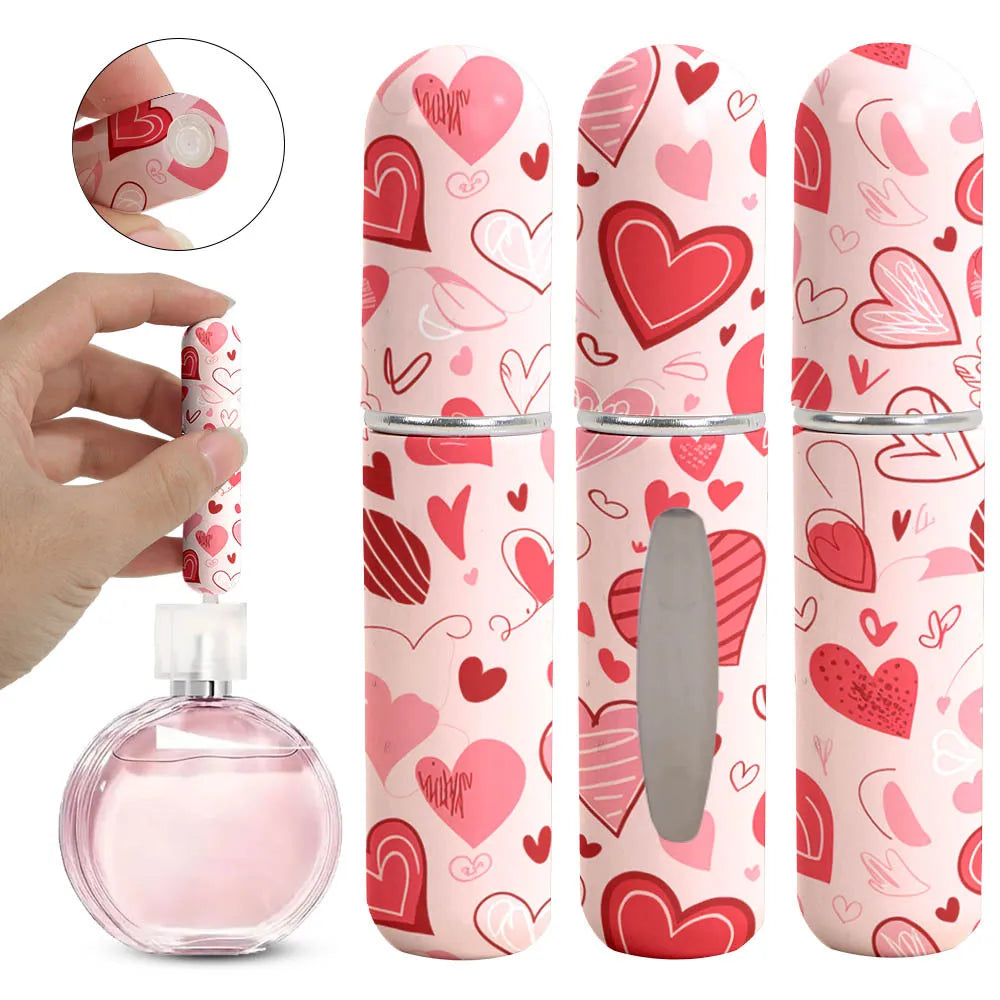 1/2PC 5ML Mini Perfume Bottle – Refillable Portable Spray Atomizer | Travel Cosmetic Container