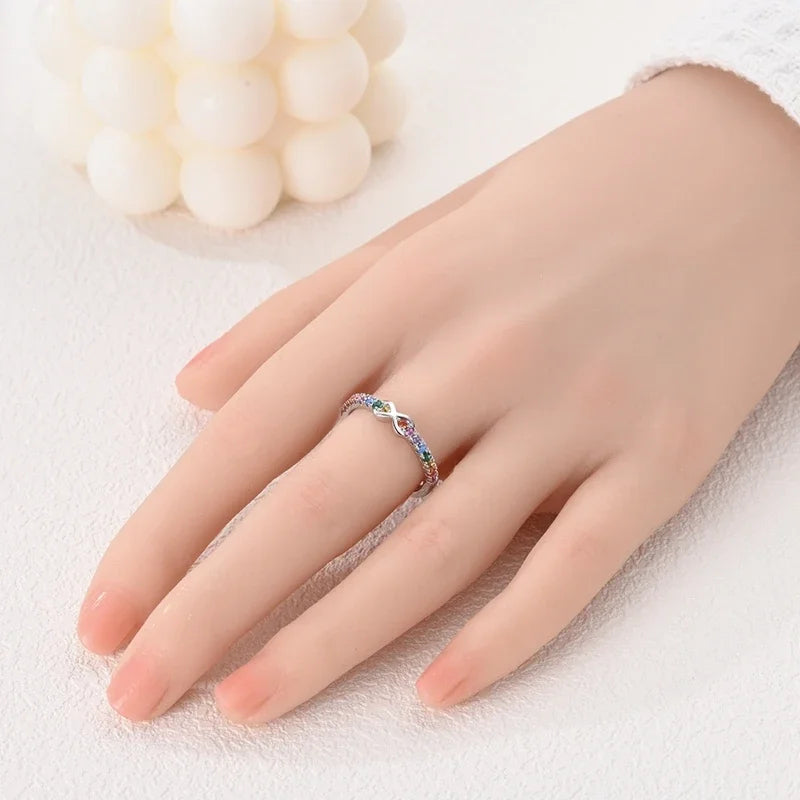 925 Sterling Silver Eternal Love Dewdrop Firefly Glow-in-the-Dark Ring for Women | Fashion Engagement & Wedding Jewelry