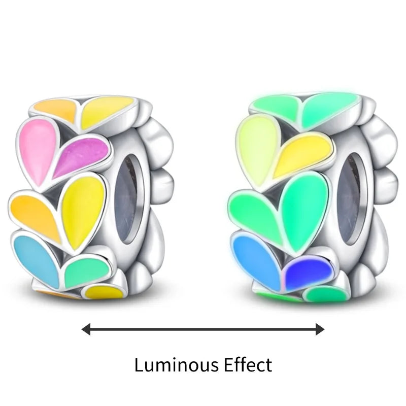 925 Sterling Silver Silicone Spacer Beads & Safety Chain | Clasp Charms Fit Original Pandora 3mm Bracelet – Women’s Jewelry