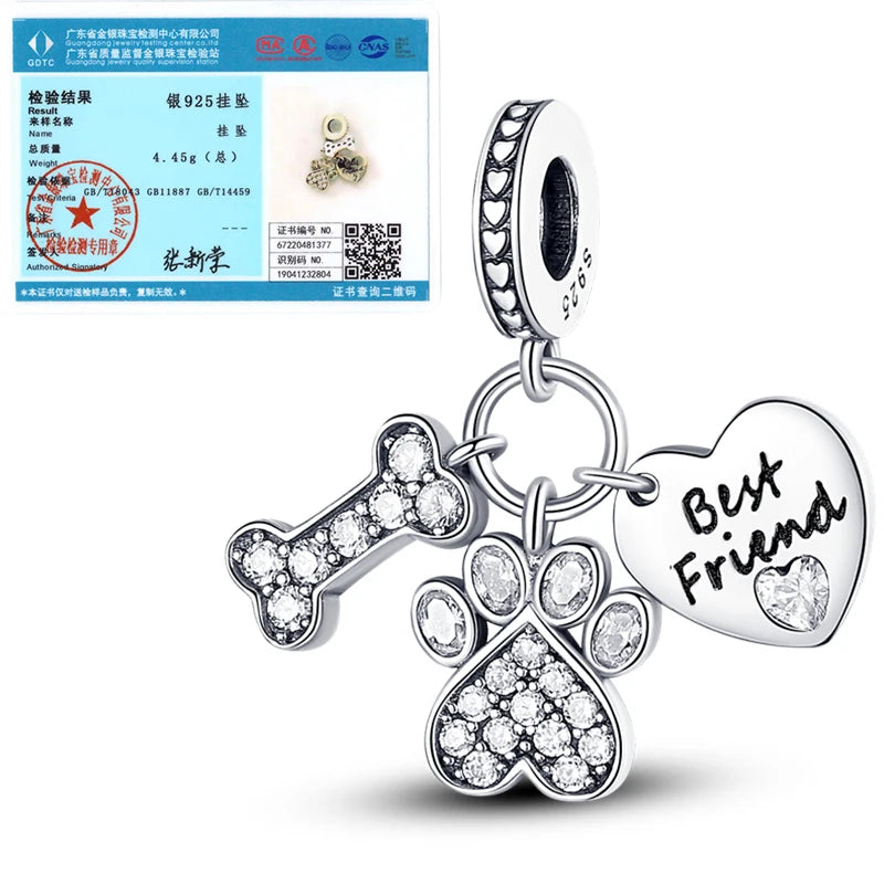 2025 Hot Elk, Dinosaur & Firefly Luminous Dangle Charm Beads | 925 Sterling Silver DIY Bracelet