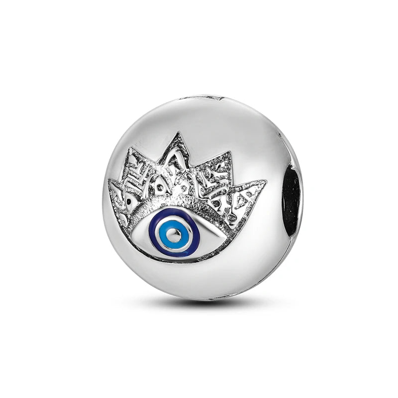 925 Sterling Silver Jesus Religious Symbol Charm Bead | Faith Pendant for Original Bracelet DIY Jewelry Gift