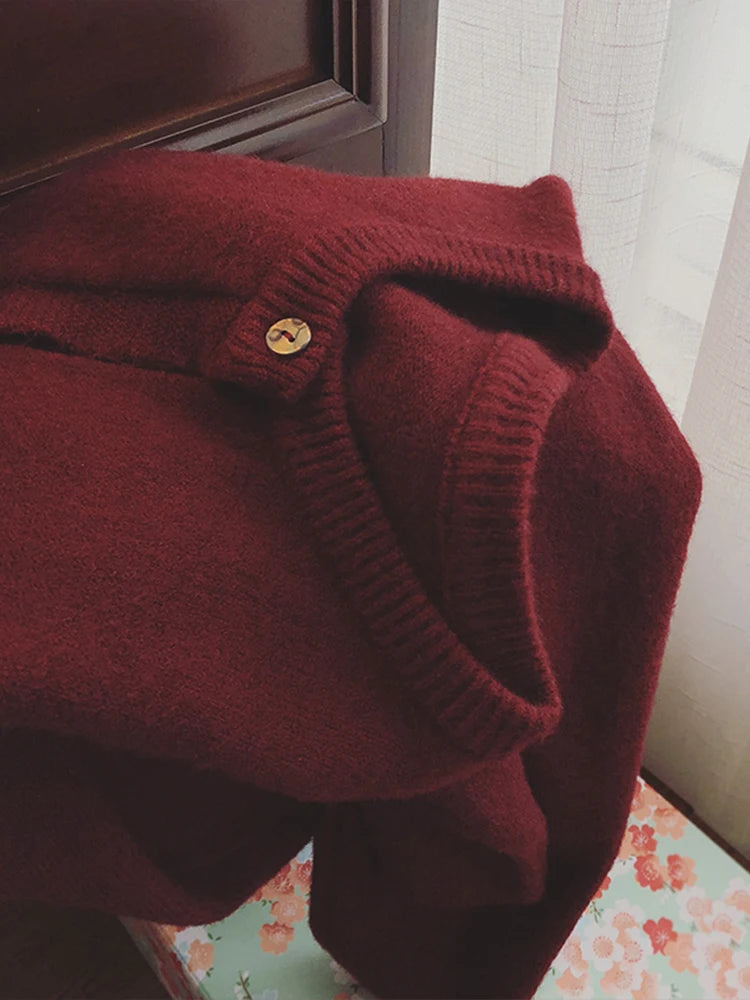 Women’s Knitted Open Cardigan | Casual Korean Style Long Sleeve Autumn Winter Outerwear Sweater Jacket