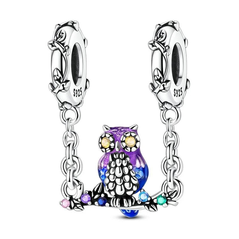 925 Sterling Silver Animal Charms | Bear, Rabbit, Dog, Panda, Elephant & Pig Beads Fit Original Bracelet DIY Jewelry Gift