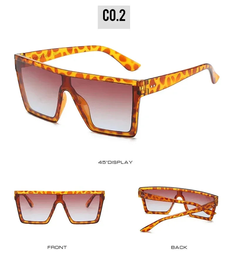 Square Frame Sunglasses for Men & Women – Fashion Trend Vintage UV Protection Sun Glasses 2025