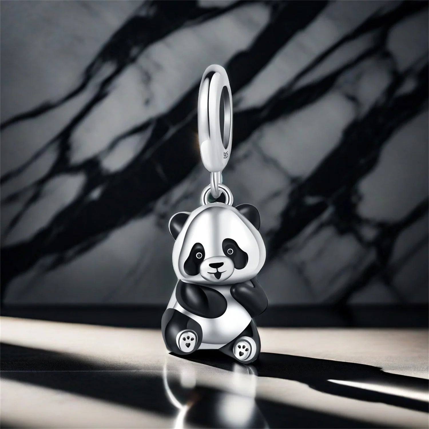 925 Sterling Silver Cute Panda & Penguin Charm Bead | Fun Animal Pendant for Women DIY Bracelet Jewelry Gift