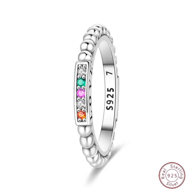 925 Sterling Silver Rings Collection | Bow, Heart, Sun, Moon & Star Zircon Rings for Women Jewelry Gift