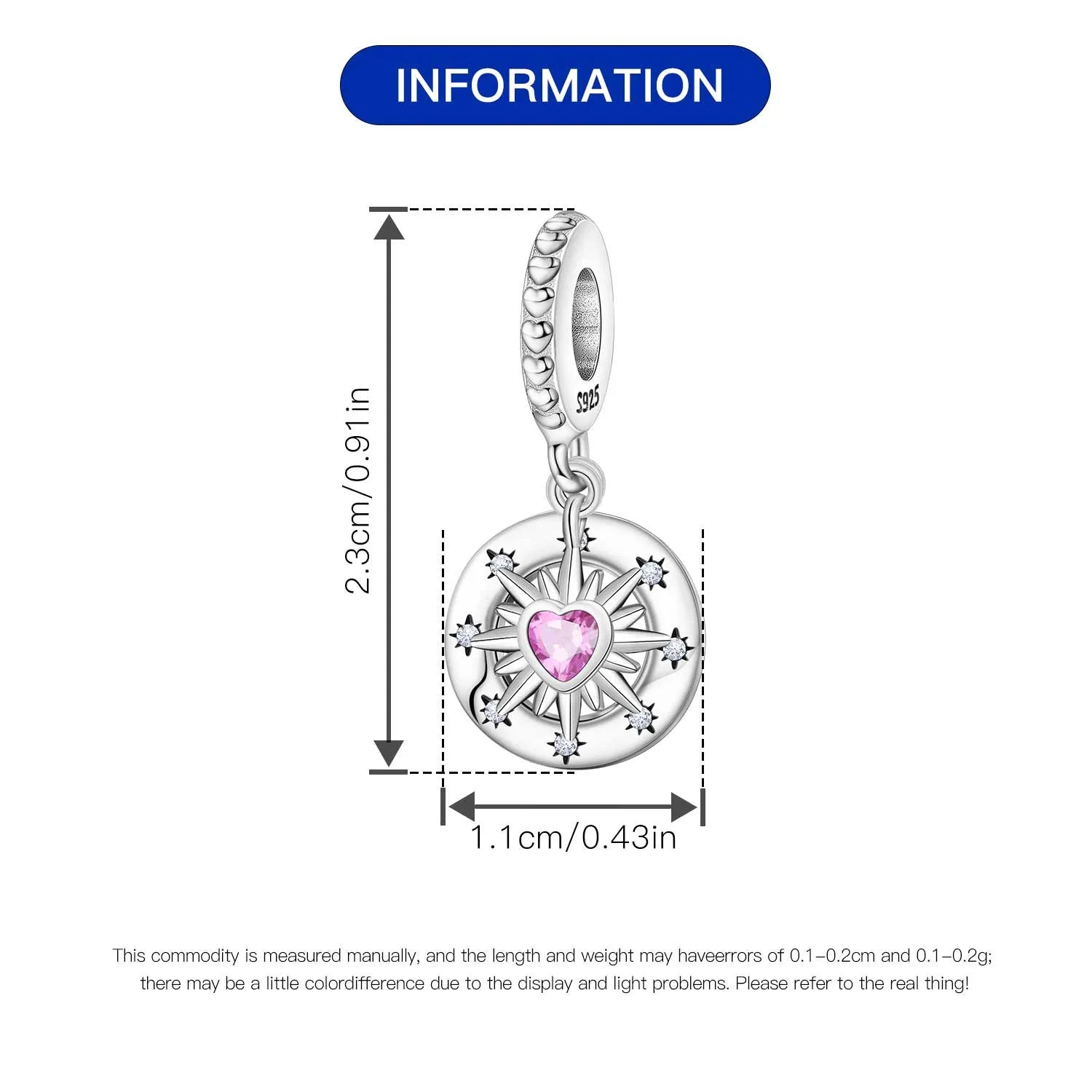 PANPOKI 925 Sterling Silver Switchable Book Pendant Charm | Original Bracelet Beads DIY Jewelry Gift for Women