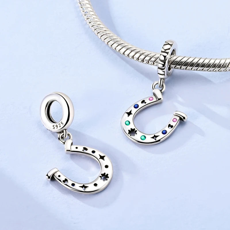 925 Sterling Silver Luminous Golden Firefly Charms | Sparkling Bee & Cat Dangle Beads Fit Original Bracelet DIY Jewelry Gift