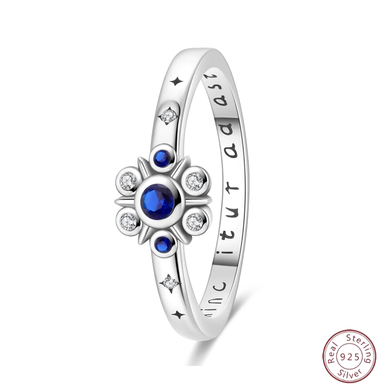 925 Sterling Silver Rings Collection | Bow, Heart, Sun, Moon & Star Zircon Rings for Women Jewelry Gift