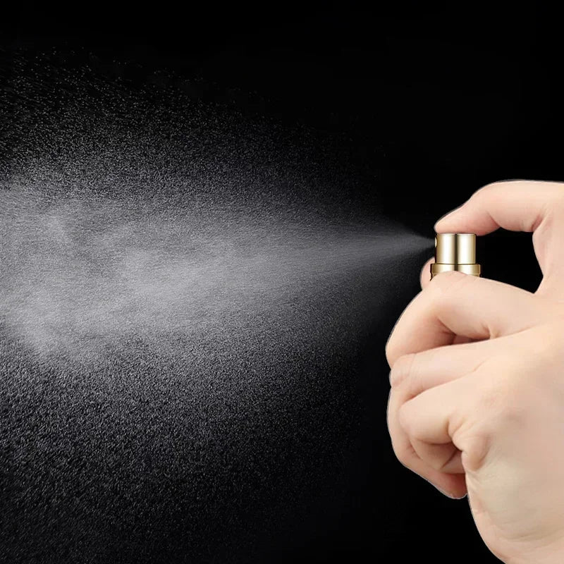 5ML Leather Bottom-Fill Refillable Perfume Atomizer – Travel Cologne Spray Bottle | Fine Mist Spray