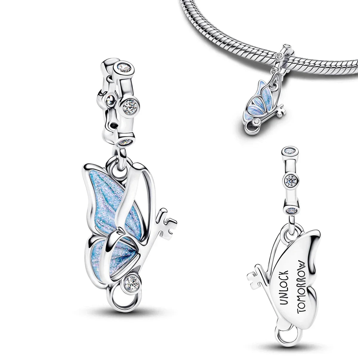 925 Sterling Silver Golden Charms – Horse, Lion & Castle Beads for Bracelets & Necklaces