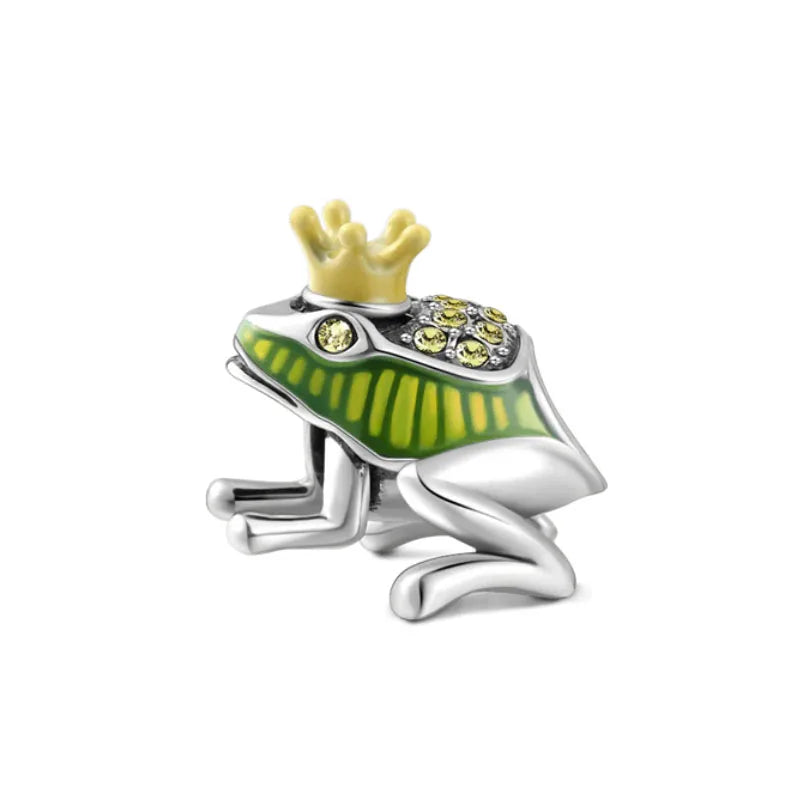 925 Sterling Silver Plated Dog, Cat & Owl Charms | Glow in the Dark Animal Beads | Fit Original Pandora Bracelet Women’s Jewelry