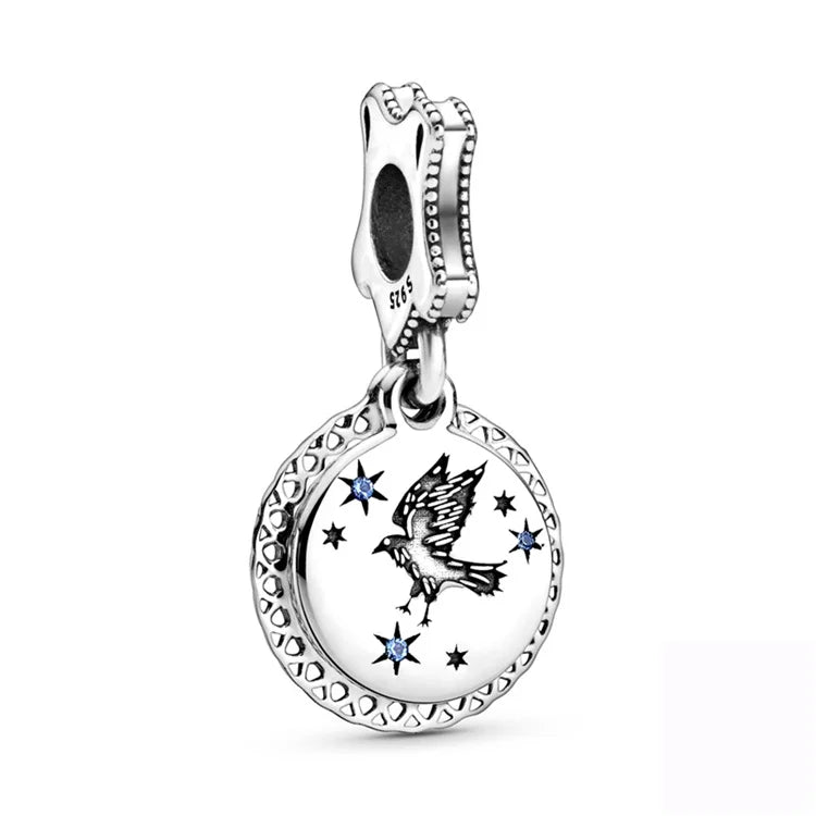 2024 Hot Sell Magician Series Pendant | 925 Sterling Silver Envelope & Owl Charm Beads for Bracelet