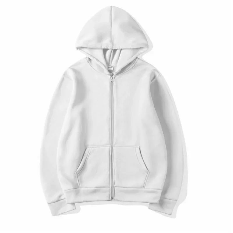 2025 Women’s Fleece Zip-Up Hoodie | Classic Running Sports Sweatshirt Jacket | Y2K Hip Hop Streetwear Fashion