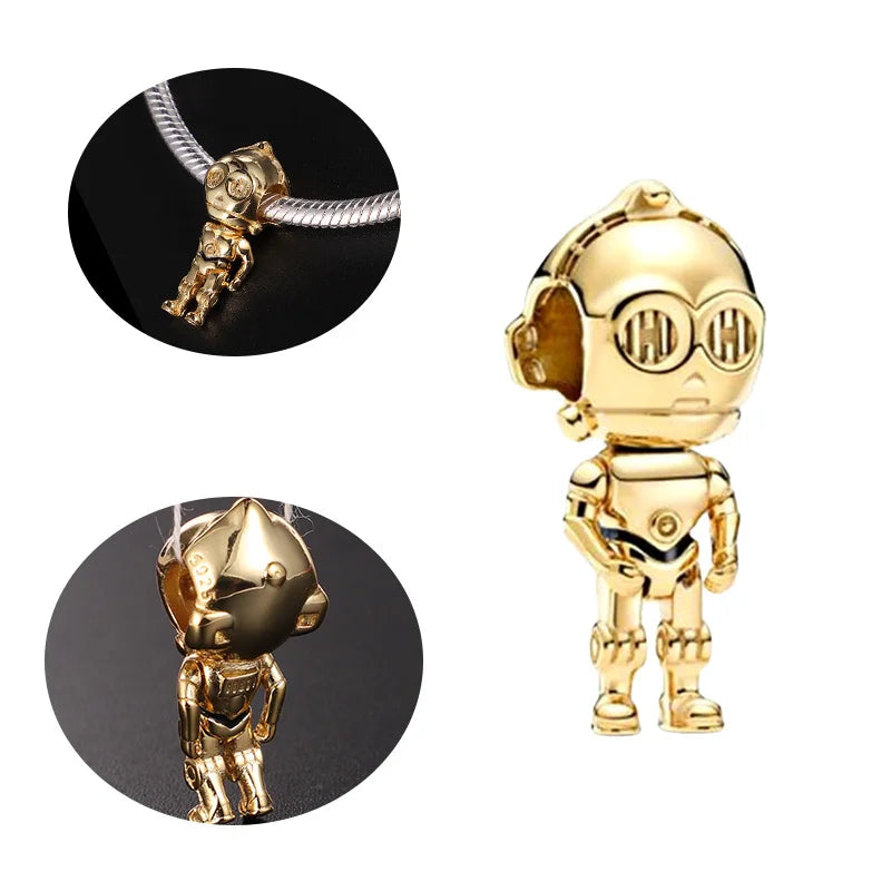 HOT TOYS Harry Potter 925 Sterling Silver Charm Beads | Cartoon Pendant Fit Original Pandora Bracelet Jewelry Gift