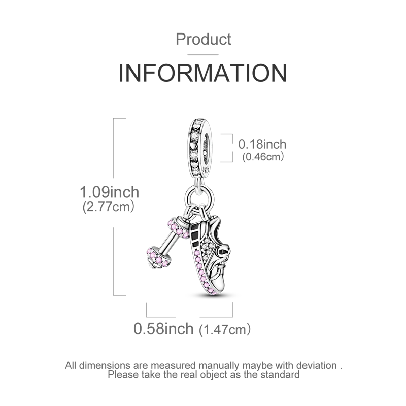 925 Sterling Silver Zircon Bowknot Heart Balloon Charms | Original Pendant Beads Fit Bracelet DIY Fine Jewelry for Women
