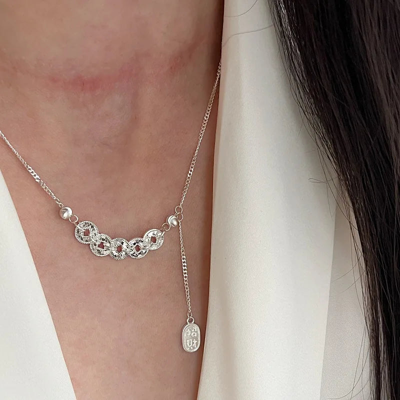 925 Sterling Silver Heart Pendant Necklace | Adjustable Love Choker for Women & Girls, Elegant Jewelry Gift