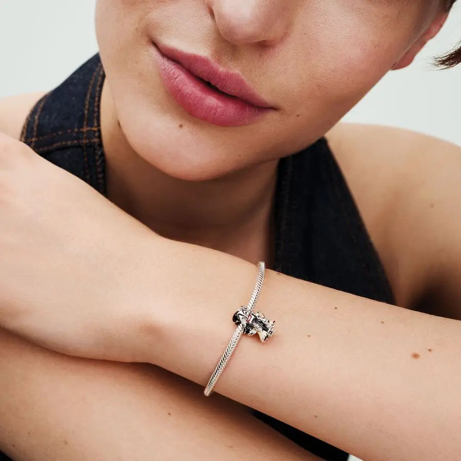 Miniso Disney 925 Sterling Silver Villains Charm Set | Cruella De Vil & Maleficent Charms Fit Original Bracelet