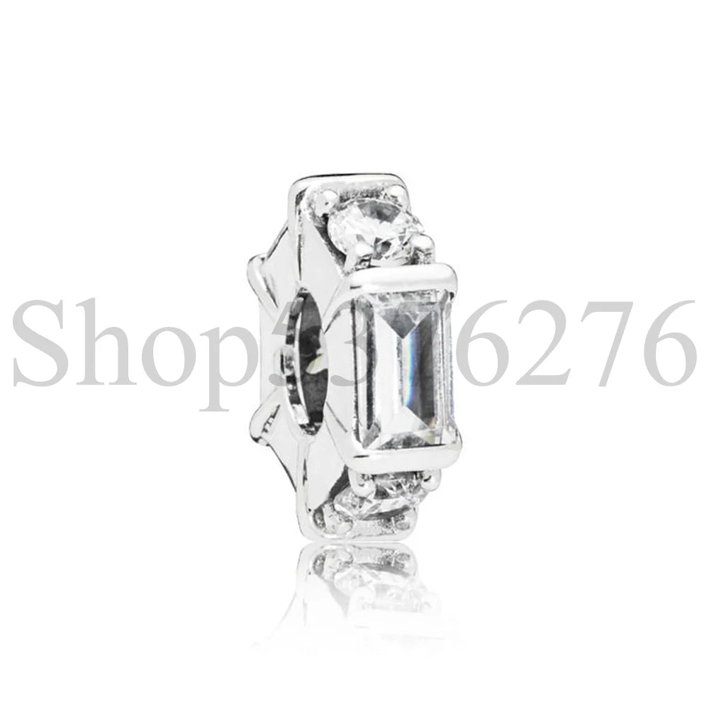 925 Sterling Silver Dazzling Daisy Flower Spacer Charm | Forget Me Not Bead for Women Bracelet DIY Jewelry Gift