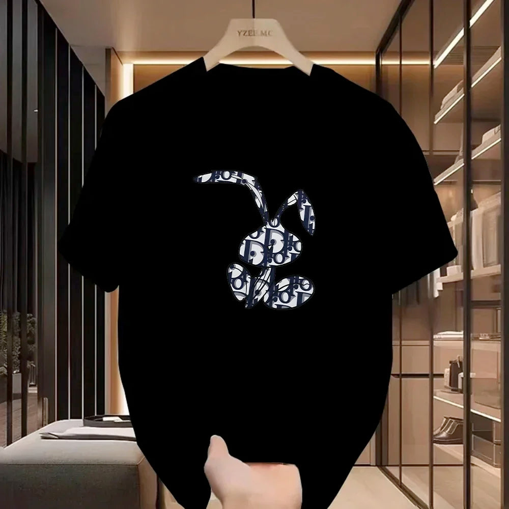 Women’s Casual Harajuku Y2K Designer Luxury T-Shirt | Vintage Trendy Pullover Tee for Ladies