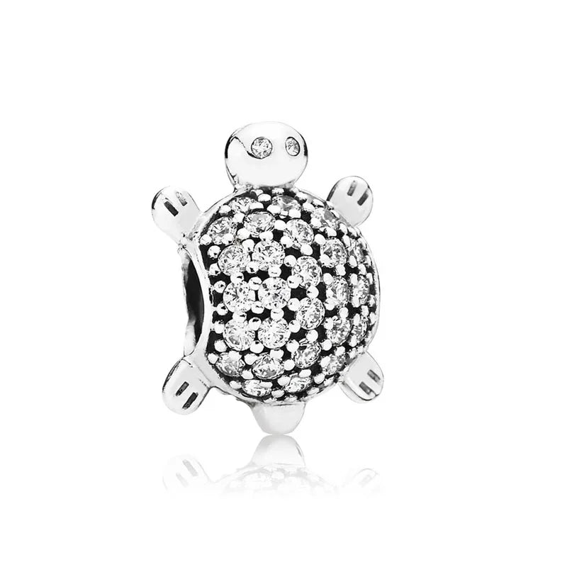 925 Sterling Silver Airplane, Leaf & Angel Charms | Painted Bead Pendants Fit Original European Bracelet DIY Jewelry