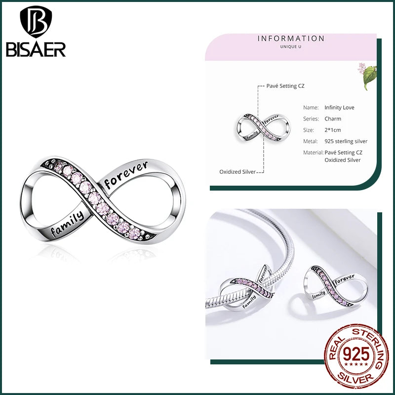 BISAER 925 Sterling Silver Dog Charm | Cute Dachshund Pet Bead Pendant for Women’s DIY Bracelet Jewelry