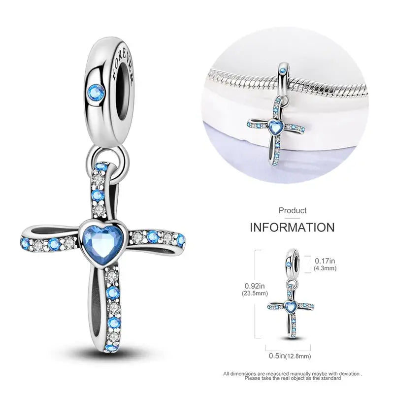 925 Sterling Silver Flying Bird & Butterfly Safety Chain Charm Beads for Original 3mm Bracelet – DIY Jewelry Gift