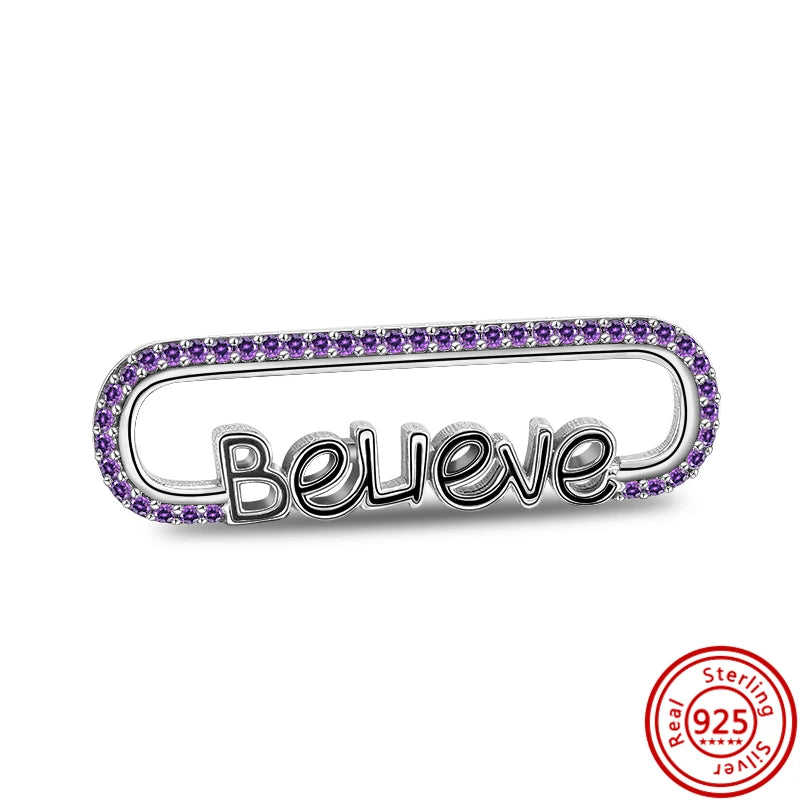 New 925 Sterling Silver ME Series Charms | Links Accessories for Original Bracelets & Necklaces DIY Jewelry Gift for Women