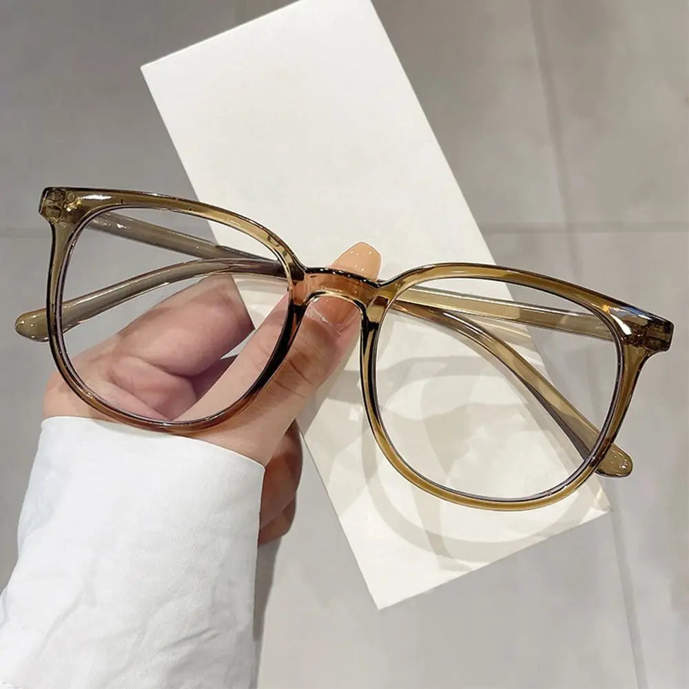 Large Square Frame Anti-Blue Light Glasses – Fashion Retro Computer Reading Eyeglasses for Men & Women | Optical Spectacle Eyewear
