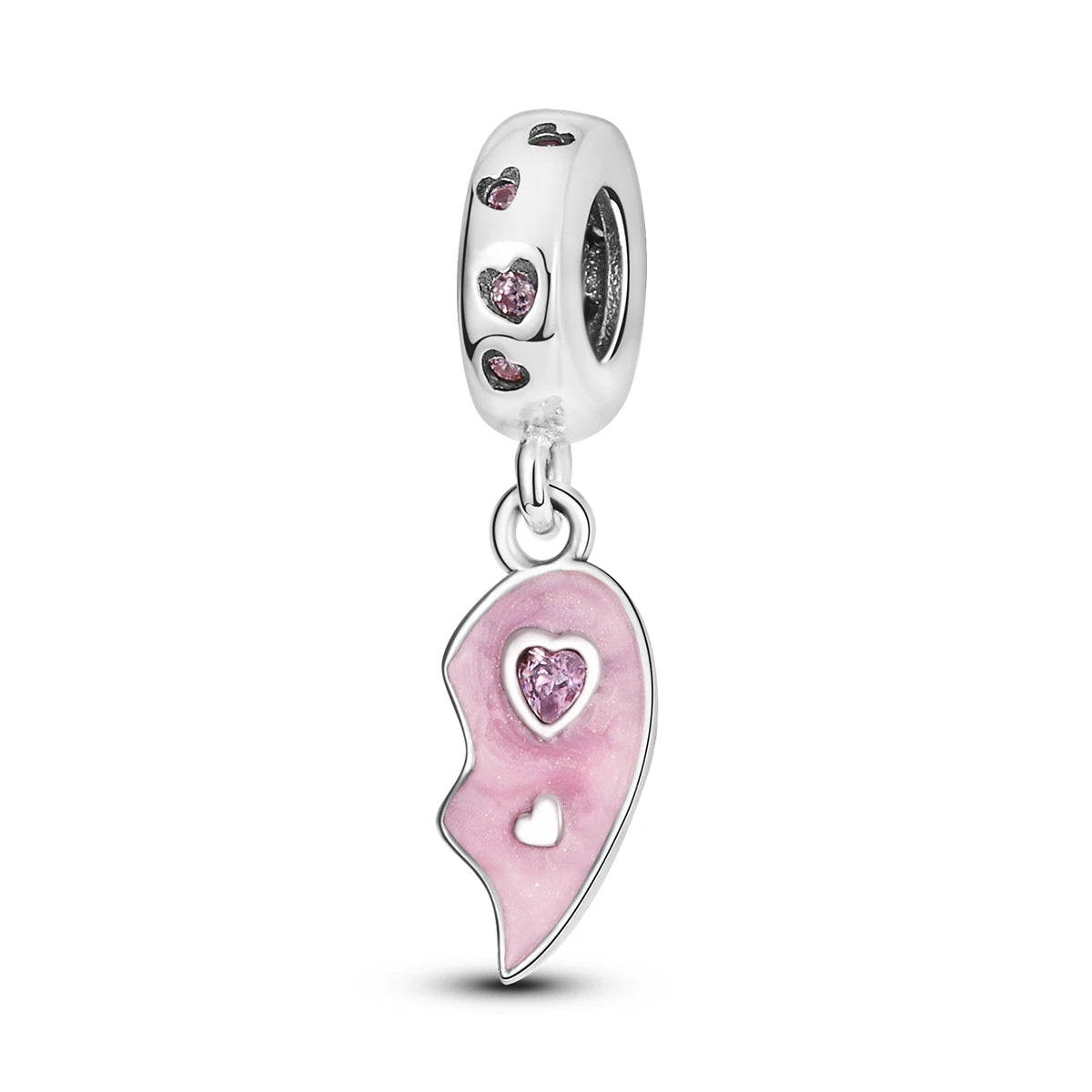 S925 Silver Heart Love Mom Infinity Charm | Dangle Bead Fit Bracelet Jewelry Mother’s Day Gift