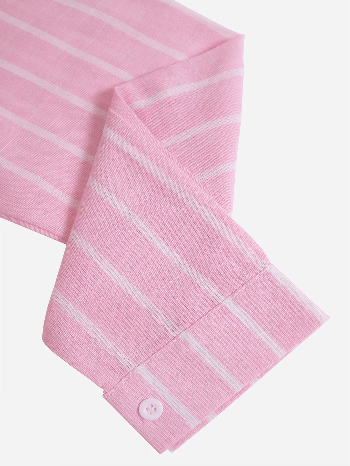 Women’s Casual Loose-Fit Striped Shirt – All-Season Woven Fabric Sports & Leisure Homewear Top