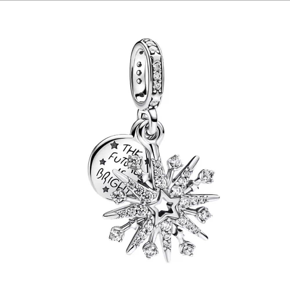 New 925 Sterling Silver Christmas Tree Snowflake Deer Sweater Charm | Fit Original Bracelet DIY Women Jewelry Gift