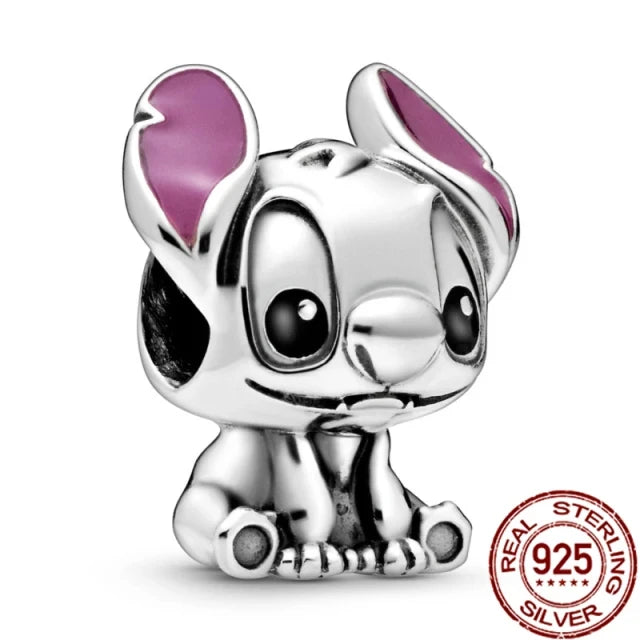 2025 S925 Sterling Silver Disney All-Star Pendant Beads | Fit Original Pandora Bracelet Women’s Fashion Jewelry