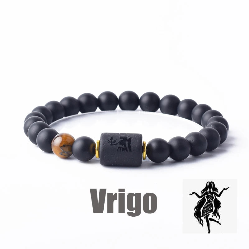 Zodiac Sign Bracelet for Men & Women | 12 Constellation Bangles | Gemini, Virgo, Leo, Libra Friendship Gift