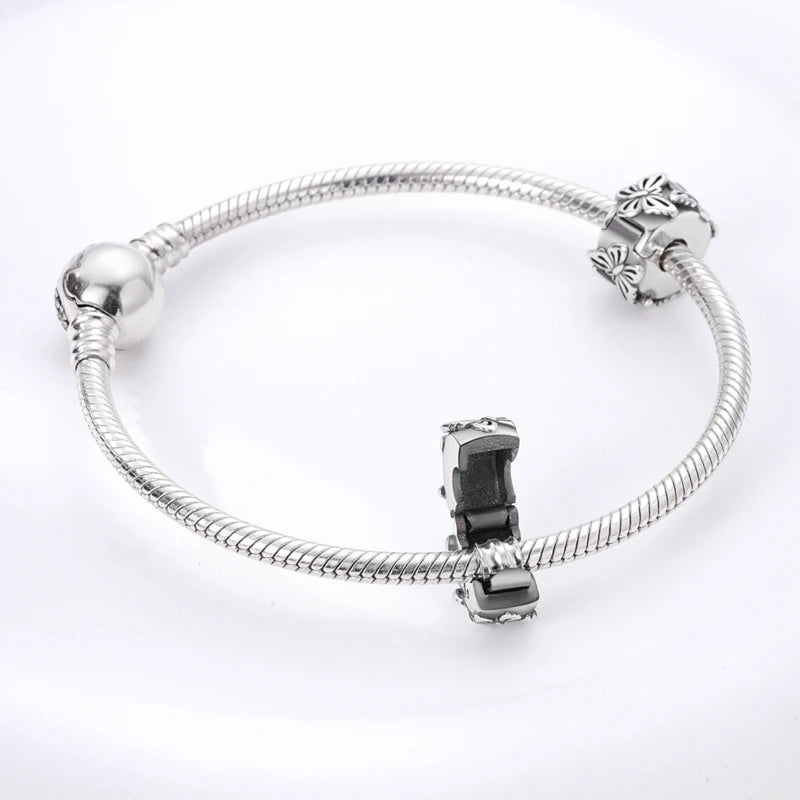 925 Sterling Silver Animal Charms – Dog, Cat, Firefly, Butterfly & Dragonfly Beads Fit Pandora Bracelet DIY Women’s Jewelry