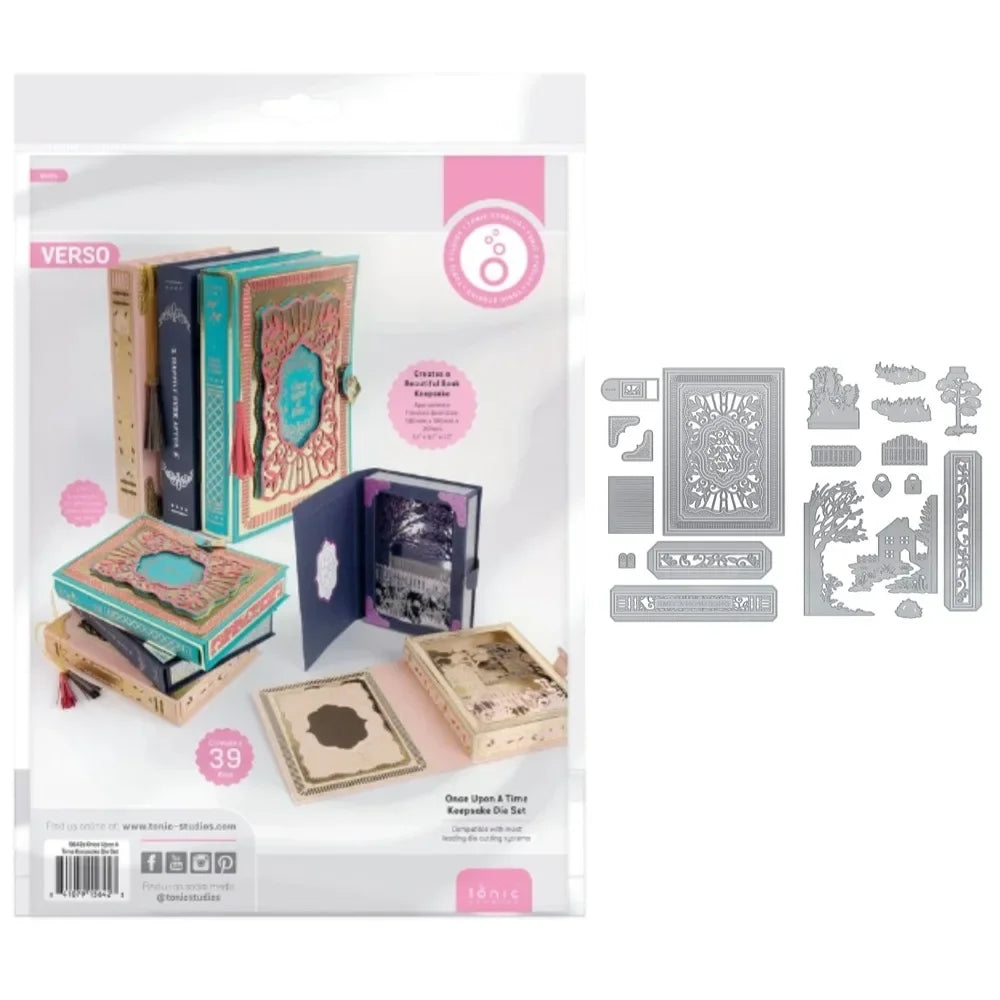 Pandora’s Gift Box Metal Cutting Dies – DIY Scrapbooking & Craft Stencils for Handmade Projects