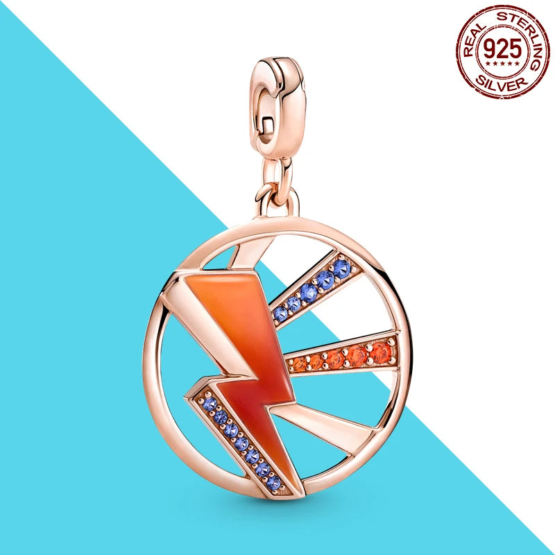 925 Silver 👁️ Eye Medallion Pendant | Pandora Fit DIY Connector Charm