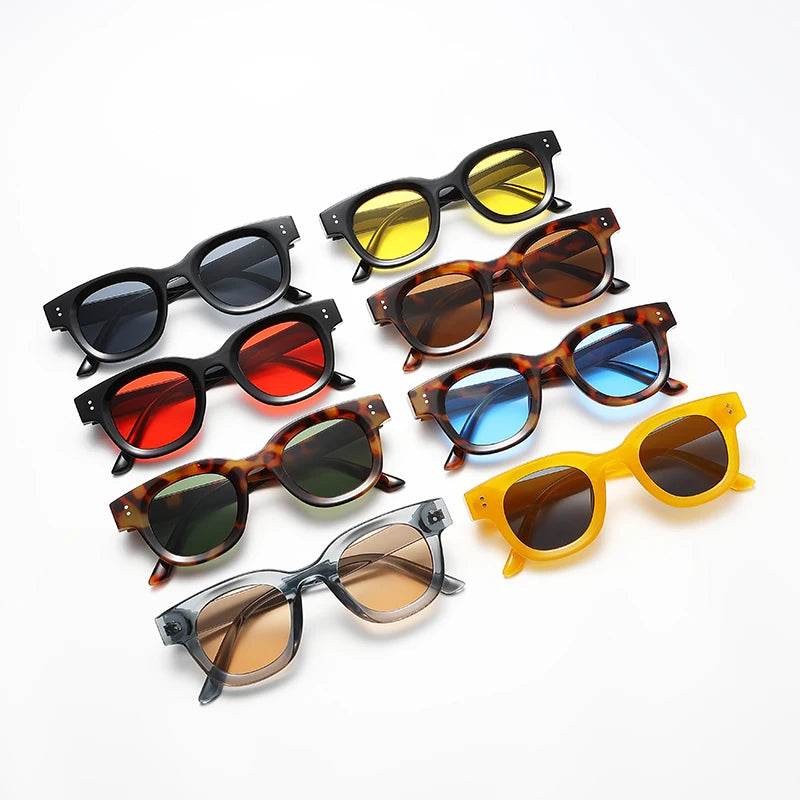 New Fashion Classic Retro Oval Frame Sunglasses 2024 – Ocean Film Small Frame Street Photo Sun Glasses for Women