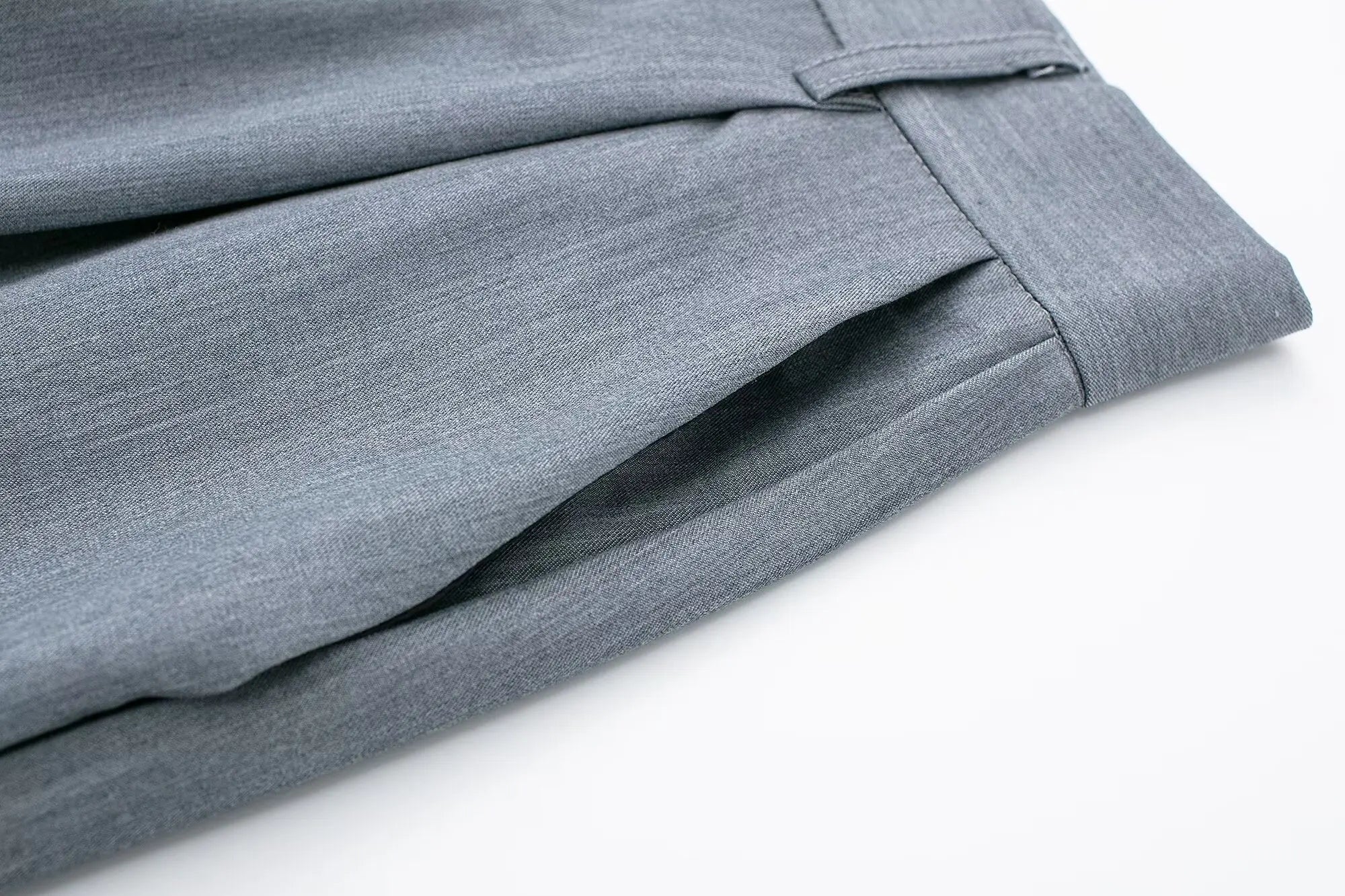 HXAO Women 2024 Wide Leg Pants | High Waist Baggy Office Trousers | Elegant Black Autumn Wide Pants